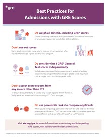 GRE 점수를 성공적으로 활용하는 통합 입학 인포그래픽 PDF 다운로드