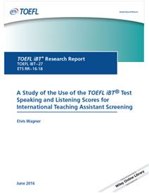 국제 조교 선별을 위한 TOEFL iBT 시험 말하기 및 청취 점수 활용 연구에 대해 더 읽어보세요