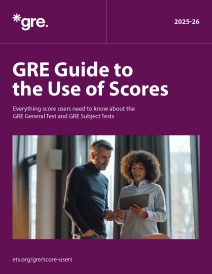 Download GRE Guide to the Use of Scores PDF