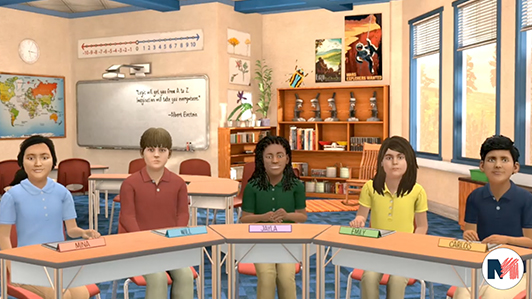 Simulated Classroom Image